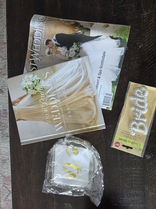Pottery Barn Other - "Style Me Pretty Weddings" Book  & Bride Accessories